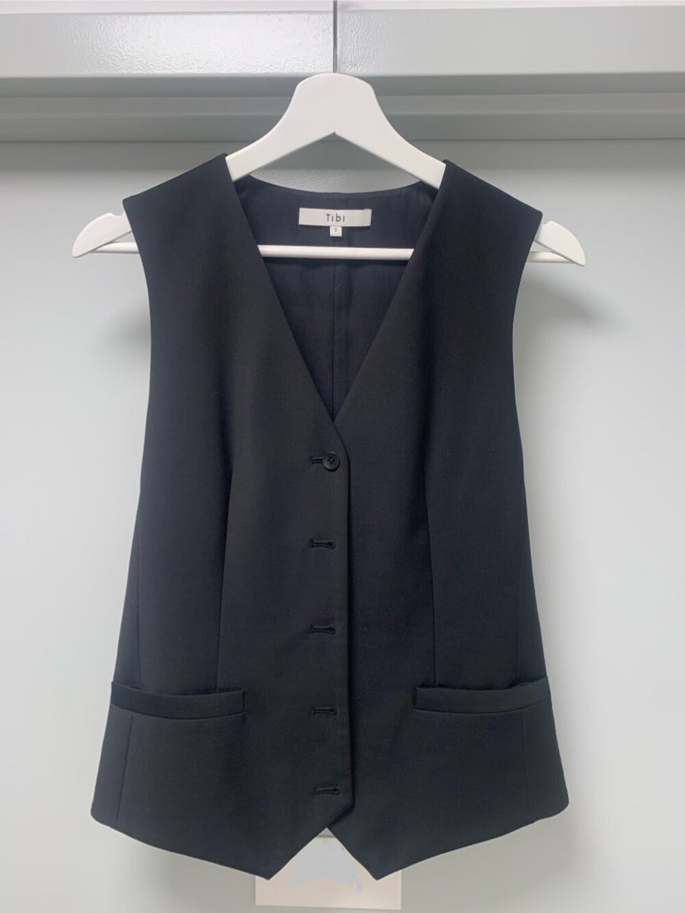 Tibi tropical wool vest size 2